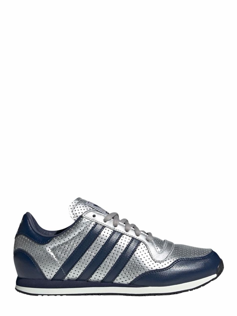 Adidas Originals Galaxy OG Silver Metallic Navy Sneakers Women’s Size 8 Retro